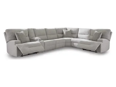 Acklen Place 7-Piece Power Sectional Reclining Sofa with Storage Console