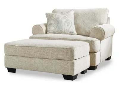 Monaghan Oversized Chair and Ottoman