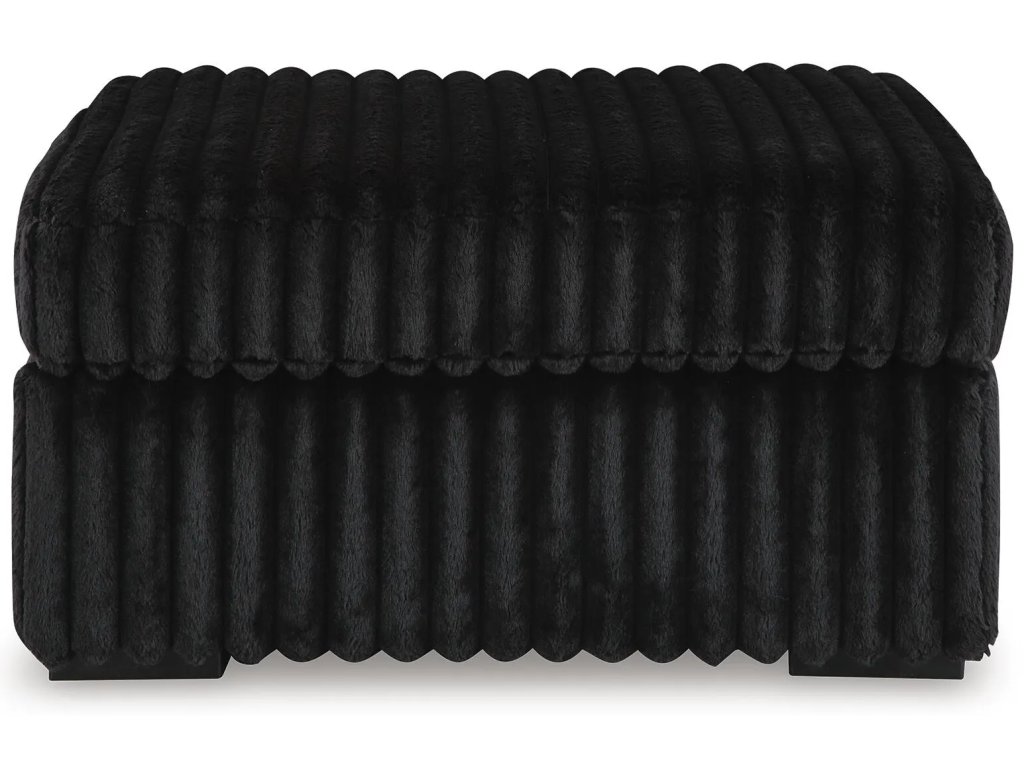 Midnight-Madness 4-Piece Sectional and Oversized Accent Ottoman - image 13