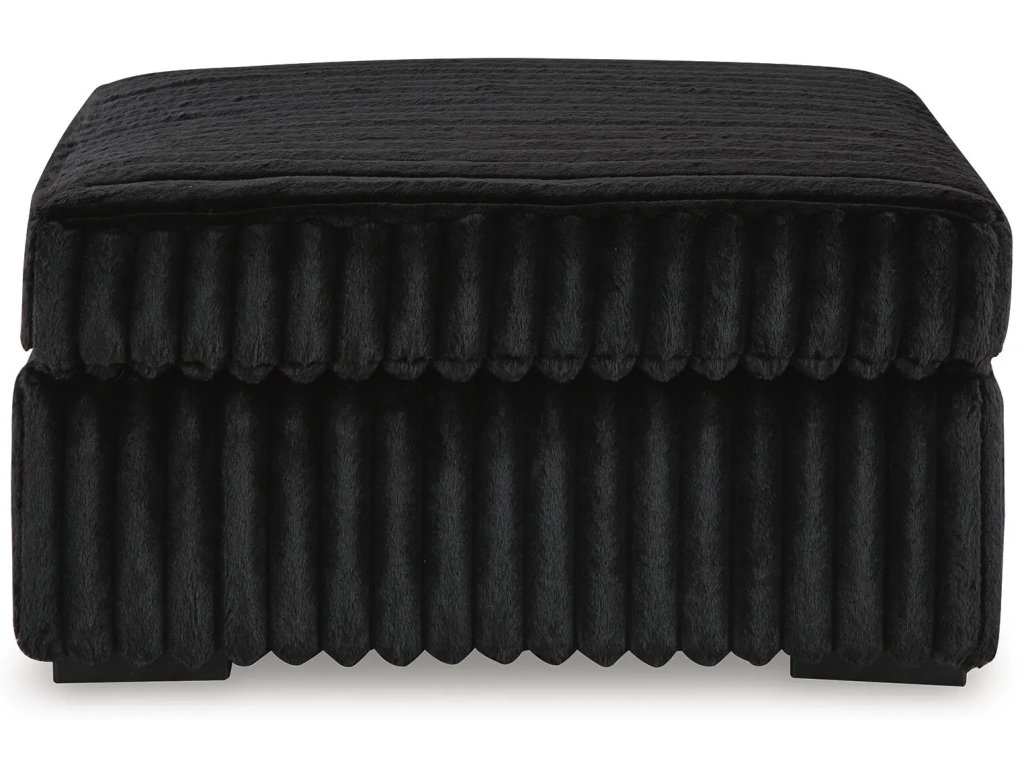 Midnight-Madness 4-Piece Sectional and Oversized Accent Ottoman - image 15