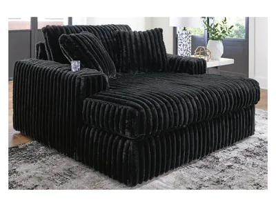Midnight-Madness Oversized Chaise