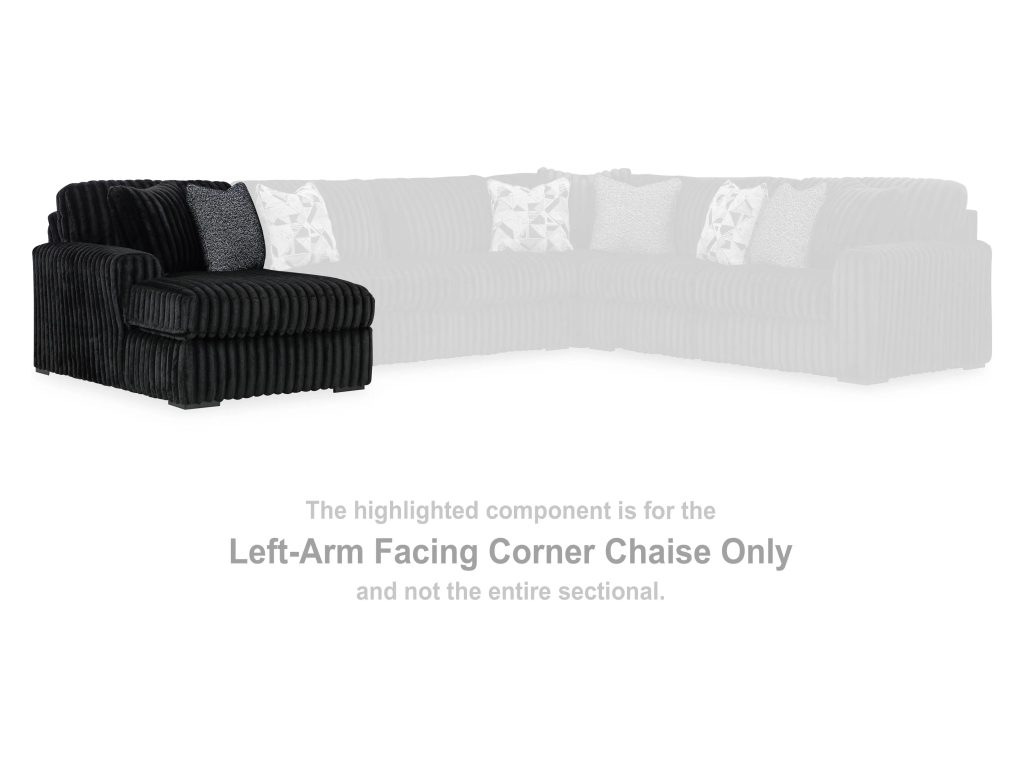 Midnight-Madness Left-Arm Facing Corner Chaise - image 1