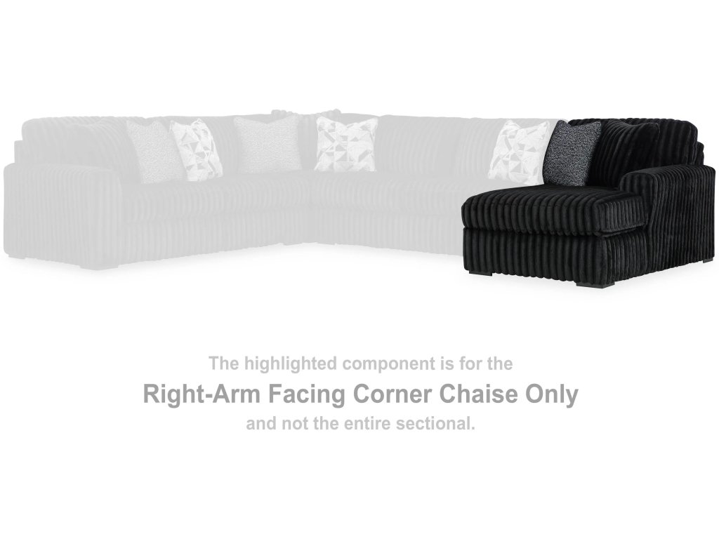 Midnight-Madness Right-Arm Facing Corner Chaise - image 1