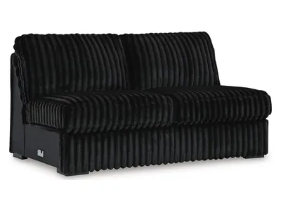 Midnight-Madness Armless Loveseat