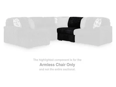 Midnight-Madness Armless Chair