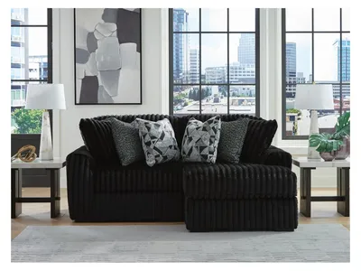 Midnight-Madness 2-Piece Sectional with Chaise