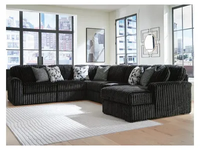 Midnight-Madness 6-Piece Sectional with Chaise