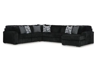 Midnight-Madness 6-Piece Sectional with Chaise