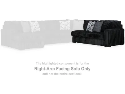 Midnight-Madness Right-Arm Facing Sofa - Alternative View