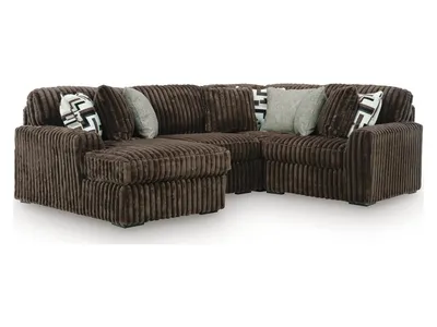 Midnight-Madness 4-Piece Sectional with Chaise