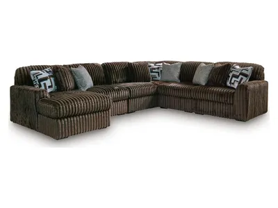 Midnight-Madness 6-Piece Sectional with Chaise