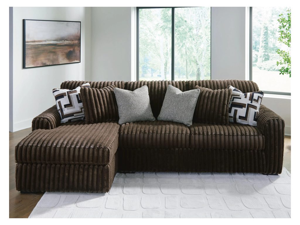 Midnight-Madness 2-Piece Sectional Sofa with Chaise - image 1
