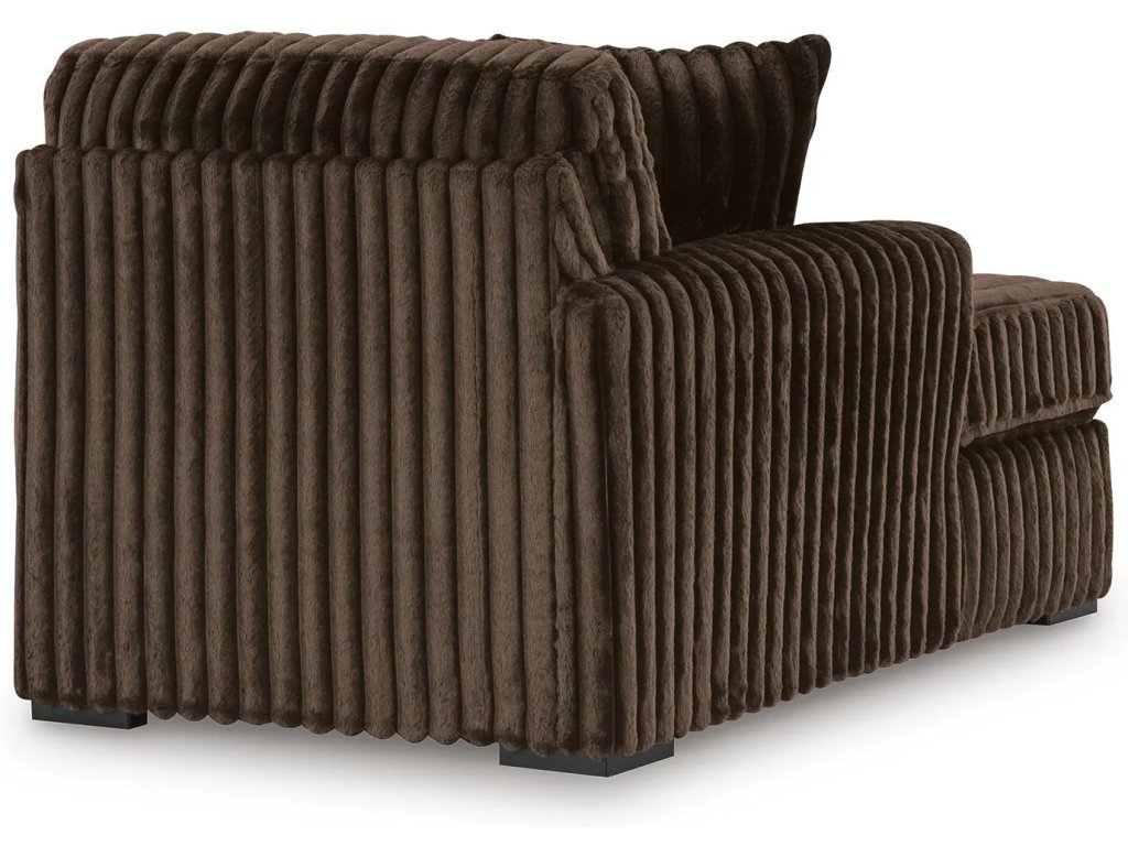 Midnight-Madness 3-Piece Double Chaise Sectional and Ottoman - image 6
