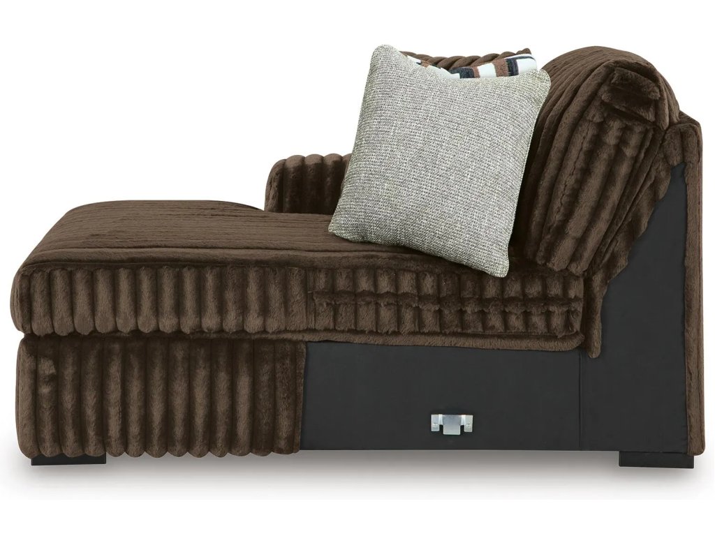 Midnight-Madness 3-Piece Double Chaise Sectional and Ottoman - image 7