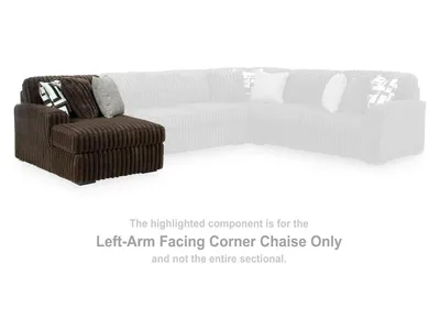 Midnight-Madness Left-Arm Facing Corner Chaise