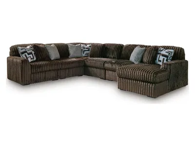 Midnight-Madness 6-Piece Sectional with Chaise