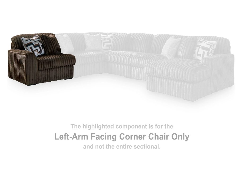 Midnight-Madness Left-Arm Facing Corner Chair - image 1