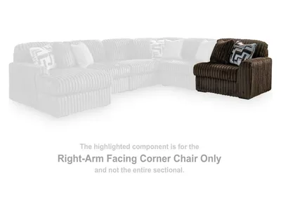 Midnight-Madness Right-Arm Facing Corner Chair