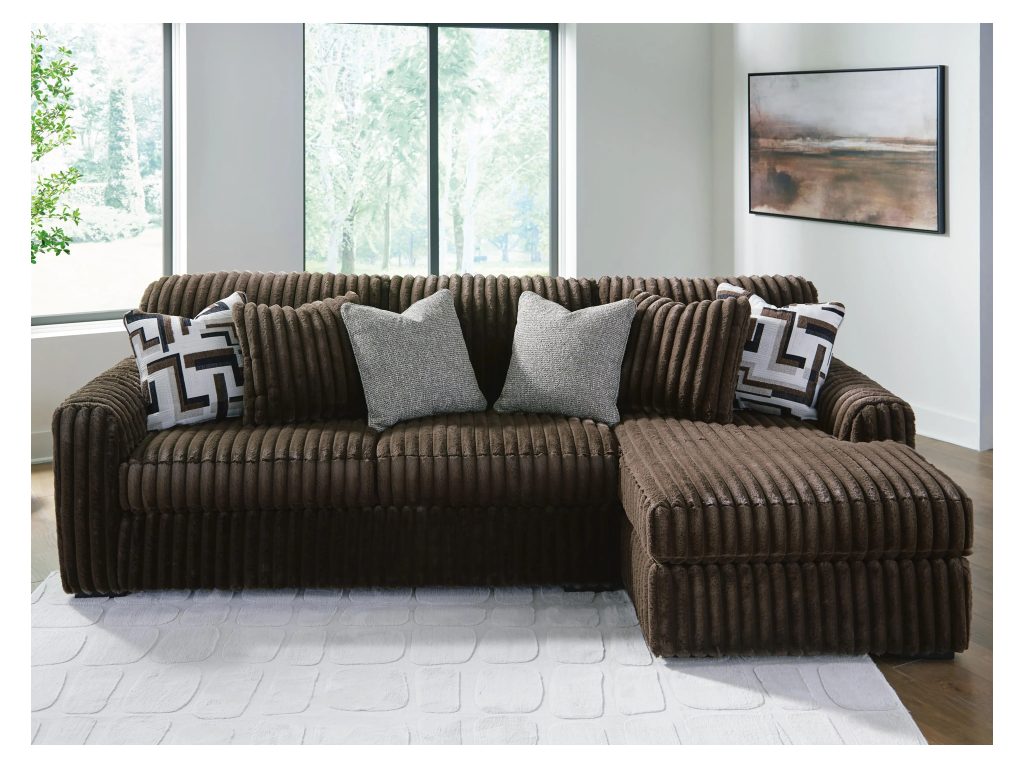 Midnight-Madness 2-Piece Sectional Sofa with Chaise - image 1