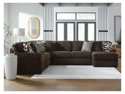 Midnight-Madness 4-Piece Sectional with Chaise