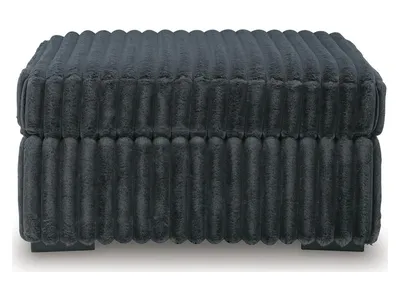 Midnight-Madness Oversized Chair and Ottoman