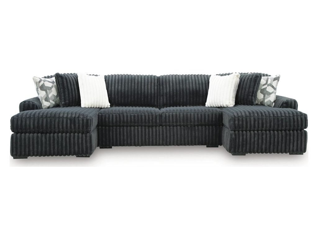 Midnight-Madness 3-Piece Double Chaise Sectional - main image