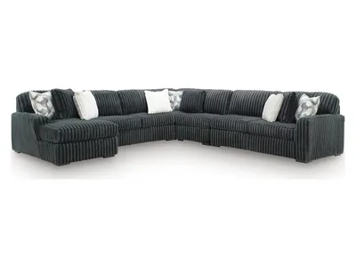 Midnight-Madness 5-Piece Sectional with Chaise