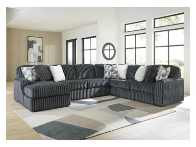 Midnight-Madness 4-Piece Sectional with Chaise