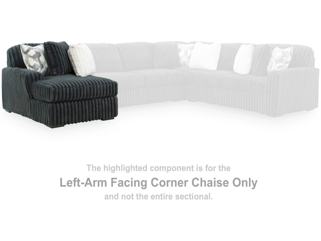 Midnight-Madness Left-Arm Facing Corner Chaise - image 1