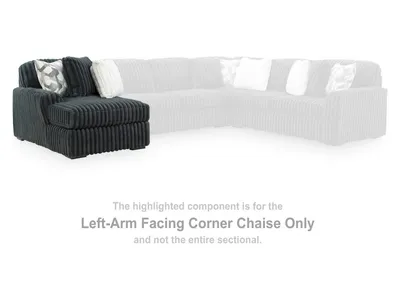 Midnight-Madness Left-Arm Facing Corner Chaise