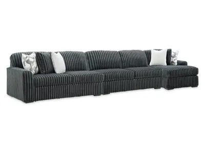 Midnight-Madness 3-Piece Sectional with Chaise