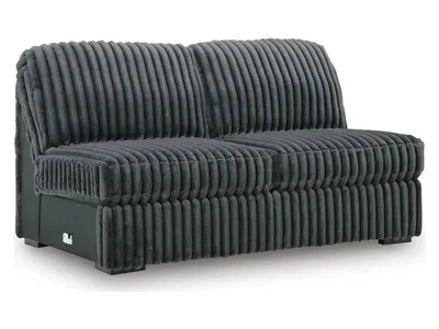 Midnight-Madness Armless Loveseat
