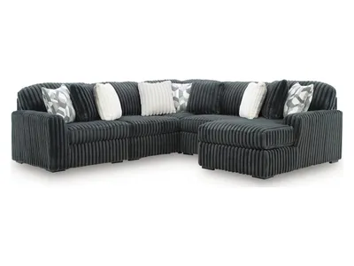 Midnight-Madness 5-Piece Sectional with Chaise