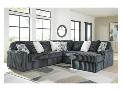 Midnight-Madness 5-Piece Sectional with Chaise