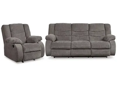 Tulen Reclining Sofa and Recliner