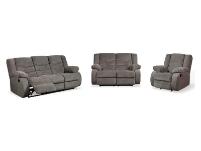 Tulen Reclining Sofa, Loveseat and Recliner