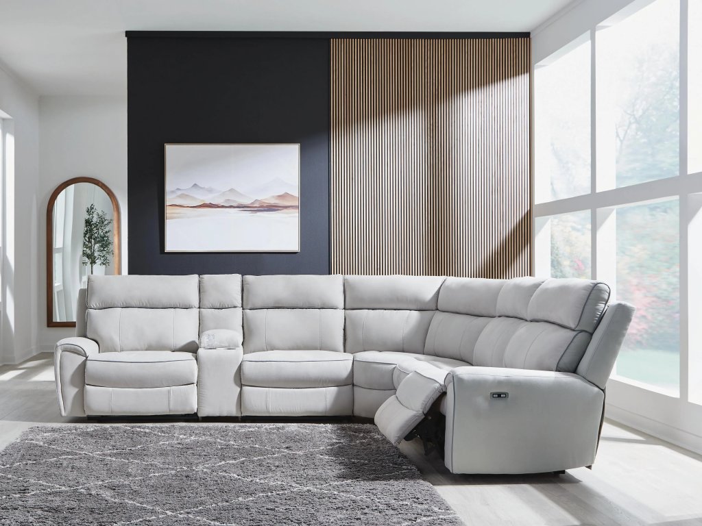 Social Pointe 6-Piece Power Reclining Sectional - image 1