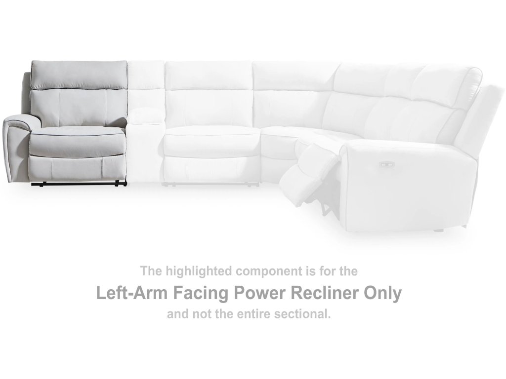 Social Pointe Left-Arm Facing Power Recliner - image 1