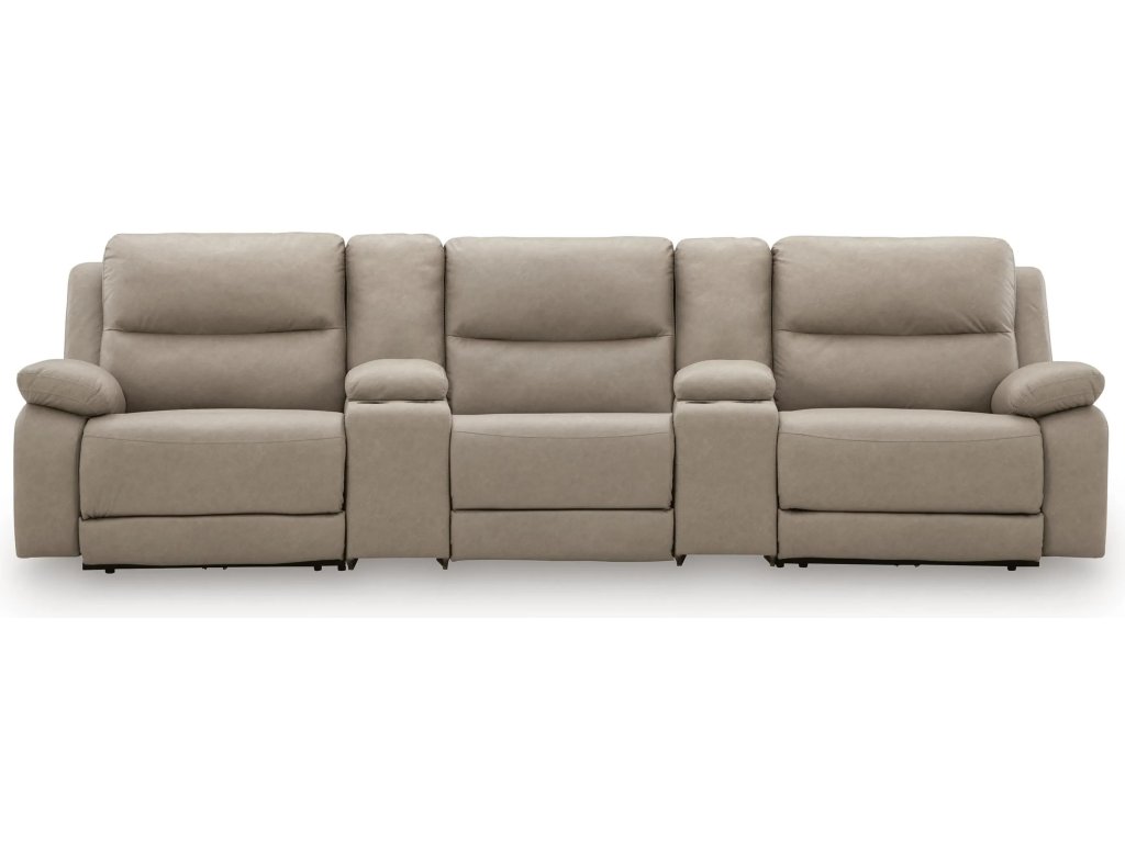 Narwhal Place 5-Piece Reclining Sectional with Storage Consoles - main image