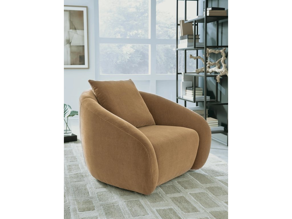 Yahya Swivel Accent Chair - image 1