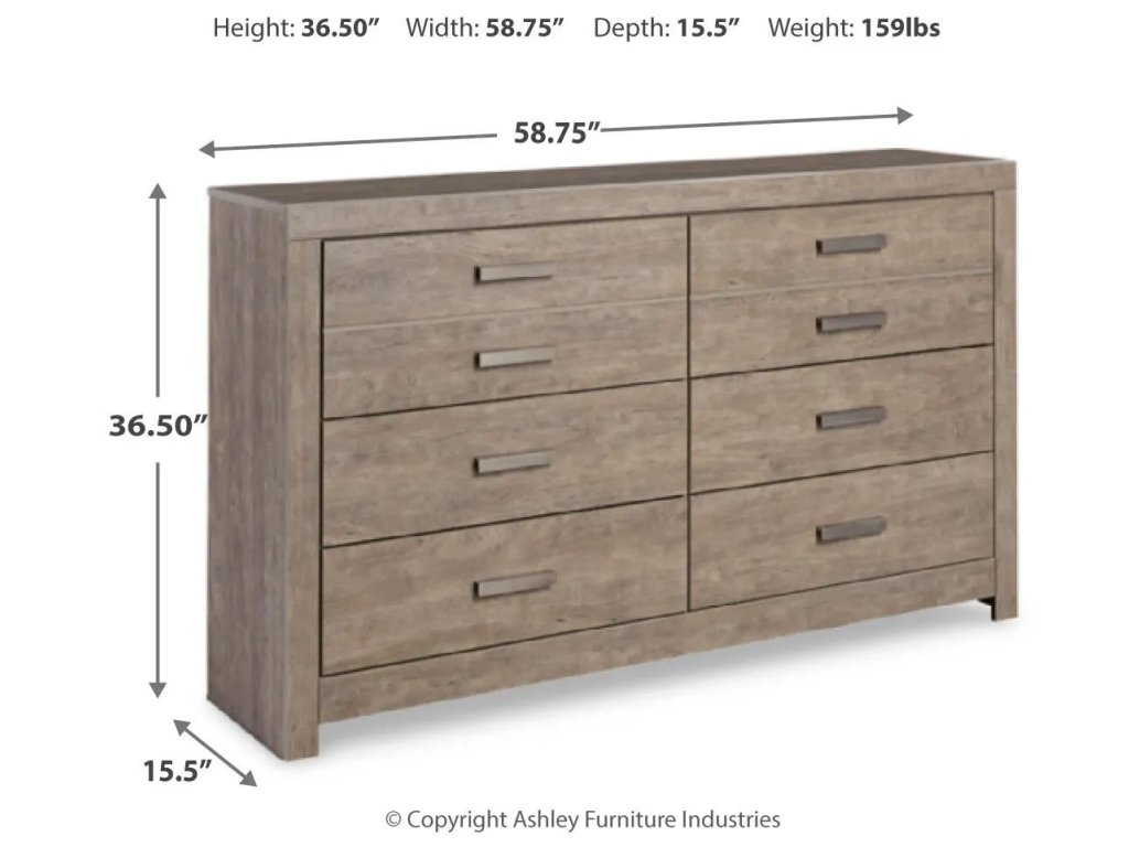 Culverbach Full Panel Bed, Dresser and Chest - image 8
