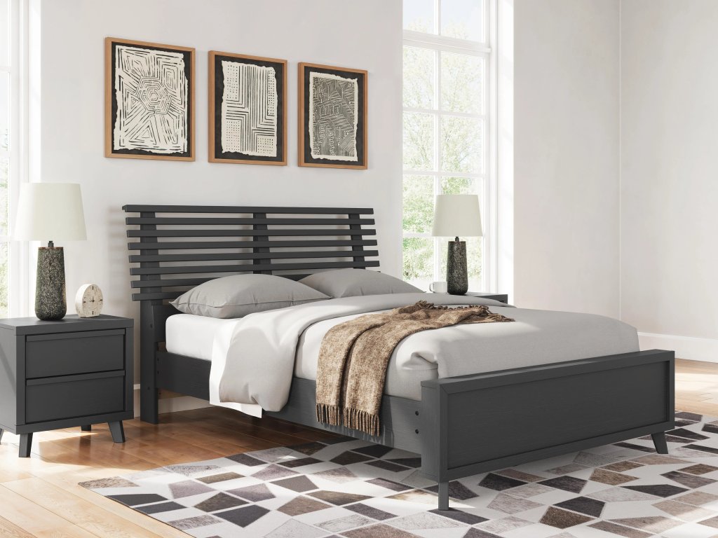 Danziar Full Slat Panel Bed - image 1