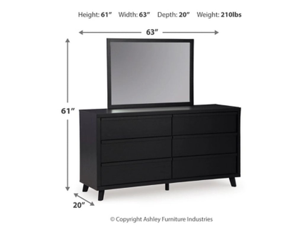 Danziar Full Panel Bed, Dresser and Mirror - image 10