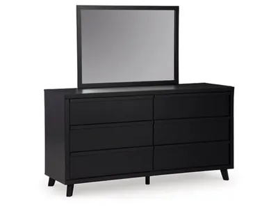 Danziar King Panel Bed, Dresser, Mirror and Nightstand