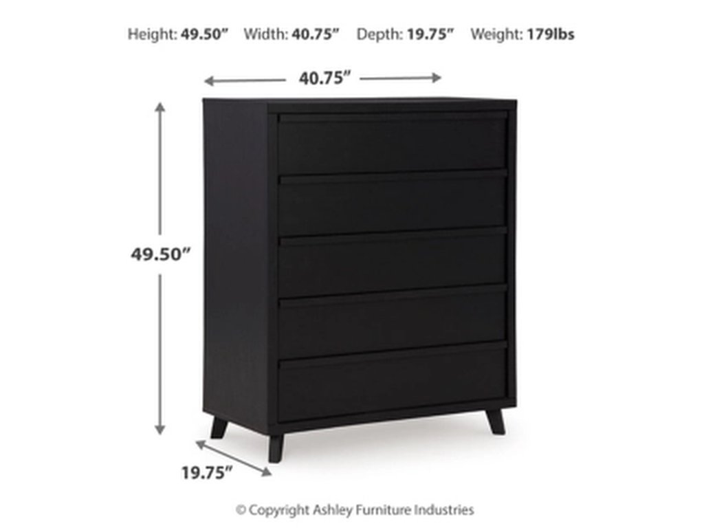 Danziar Queen Bed, Dresser, Mirror, Chest and Nightstand - image 9