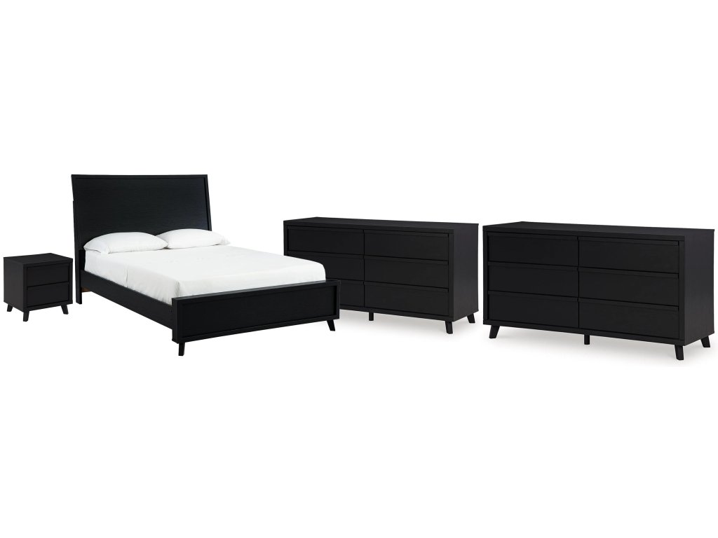 Danziar Queen Panel Bed, 2 Dressers and Nightstand - main image