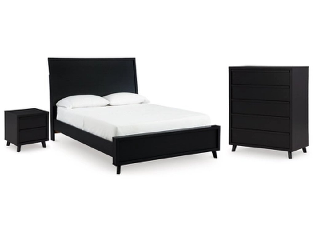 Danziar Queen Panel Bed, Chest and Nightstand - main image