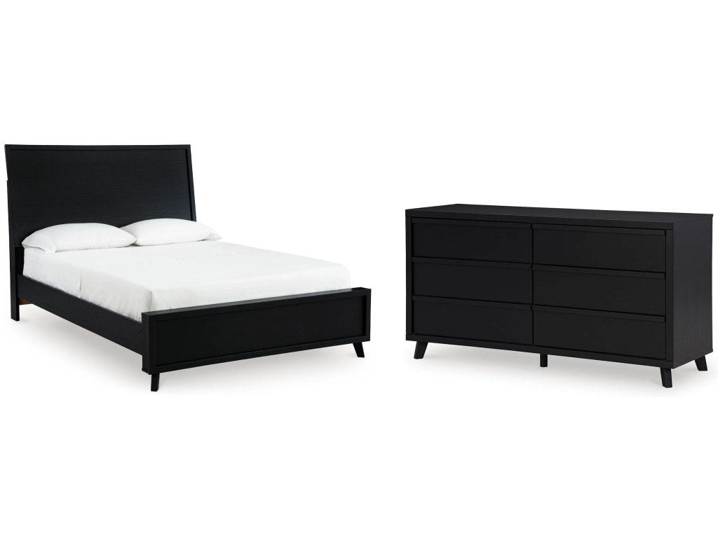 Danziar Queen Panel Bed and Dresser - main image