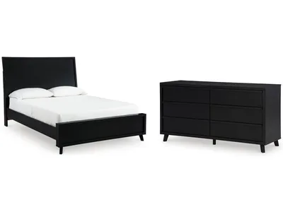 Danziar Queen Panel Bed and Dresser