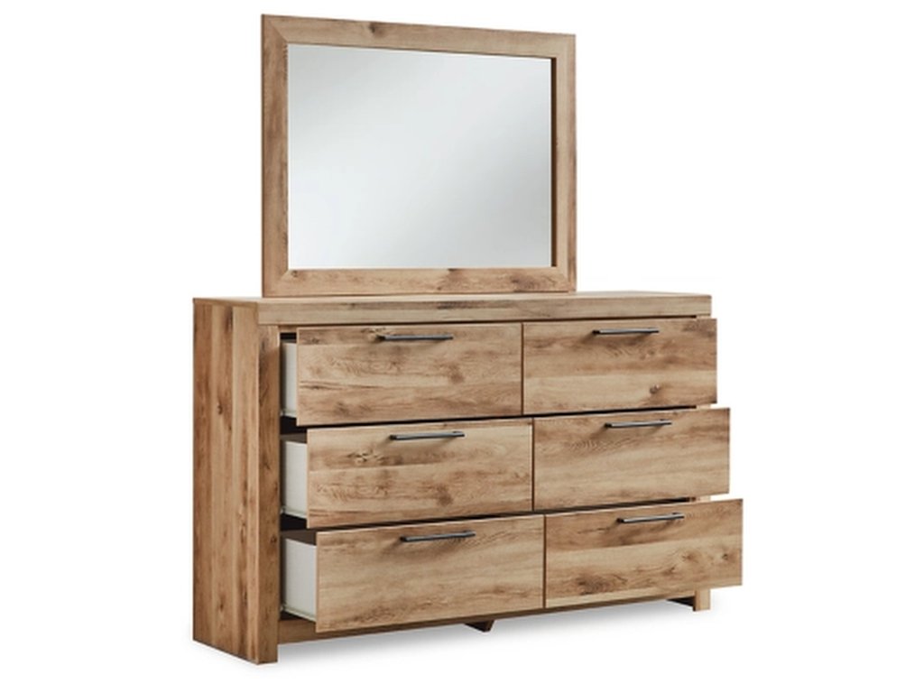 Hyanna King Panel Bed, Dresser, Mirror and 2 Nightstands - image 2